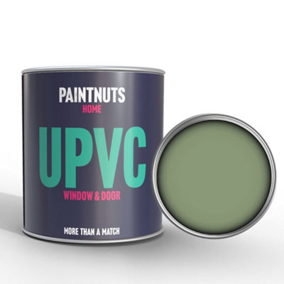 PaintNuts UPVC Door & Window Gloss Paint - Pale Green - 1L Tin