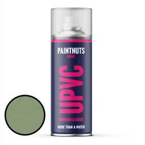 PaintNuts UPVC Door & Window Gloss Paint - Pale Green - 400ml Spray Can