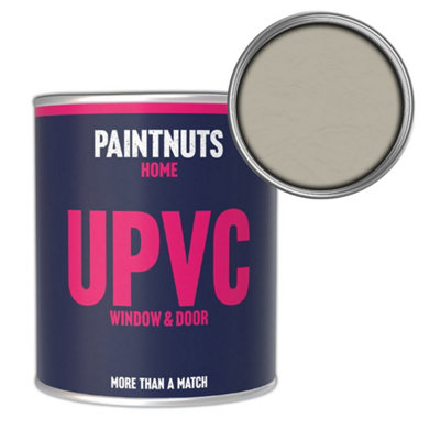 PaintNuts UPVC Door & Window Gloss Paint - Pebble Grey - 1L Tin