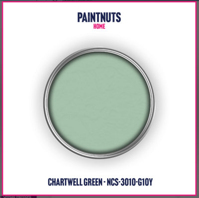 PaintNuts UPVC Door & Window Matt Paint - Chartwell Green - 1L Tin (NCS3010G10Y)