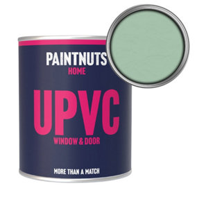 PaintNuts UPVC Door & Window Satin Paint - Chartwell Green - 1L Tin (NCS3010G10Y)