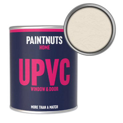 PaintNuts UPVC Door & Window Satin Paint - Cream - 1L Tin (RAL9001)