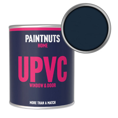 PaintNuts UPVC Door & Window Satin Paint - Steel Blue - 1L Tin (RAL5011)