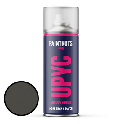 PaintNuts UPVC Door & Window Satin Paint - Umbra Grey - 400ml Spray Can