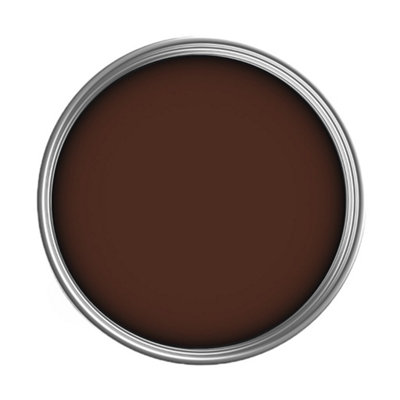 PaintNuts Wood Window Door Weatherproof Gloss Paint - Mahogony Brown - 1L (RAL8016)