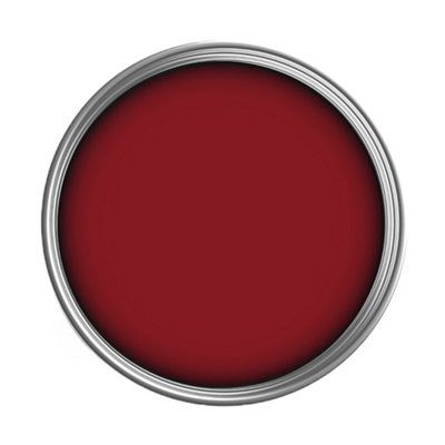 PaintNuts Wood Window Door Weatherproof Gloss Paint - Ruby Red  - 1L (RAL3003)