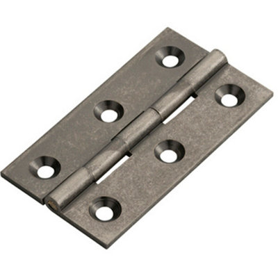 PAIR 64 X 35 X 2mm Cabinet Hinge Pewter Metal Small Cupboard Door DIY   Pair 64 X 35 X 2mm Cabinet Hinge Pewter Metal Small Cupboard Door~5056492565287 01c MP