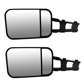 PAIR Caravan Towing Mirror Extension Adjustable for Shaped or Large Mirror TR197