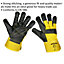 PAIR General Purpose Riggers Gloves - Strong Stitching - Hide Palm Protection