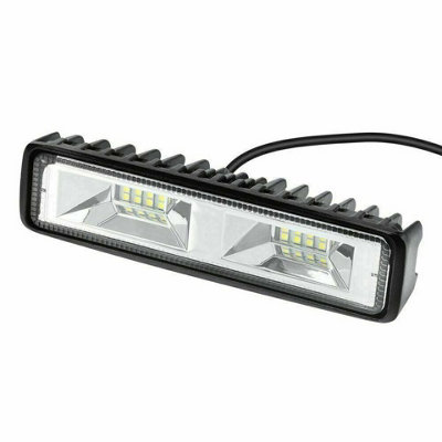 BRIGHTUM 48W 4.3 Work Light 4560lm Arbeitsscheinwerfer LED Nebelscheinwerfer Rücklicht Licht vorne und hinten ECC Fahrzeuge Offroad Boot Traktor LKW Fahrzeuge Industrielle 12V 24V (10 Stück