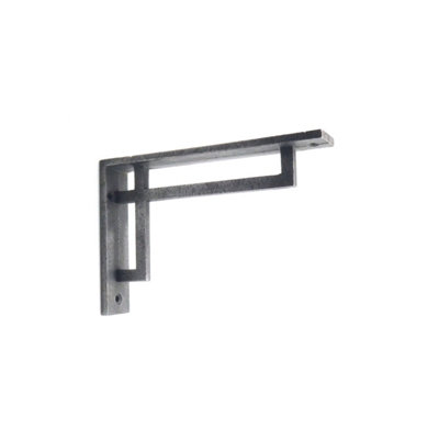 Pair of Art Deco Cast Iron Shelf Bracket - 100mm x 150mm - 3