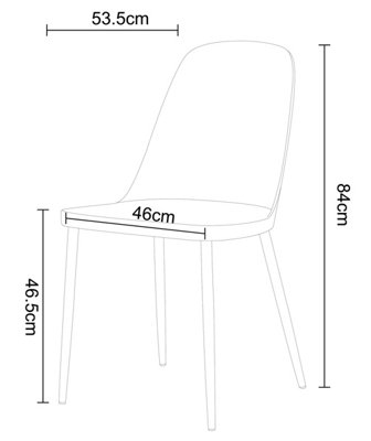 PAIR of Blue Aspen duo plastic chairs with black metal legs