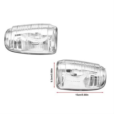 Clear Wing Mirror Indicator Lens - Right Driver Side For Ford Transit MK8 (2014+)