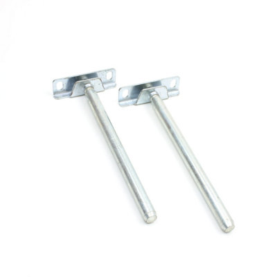 Pair of Concealed Floating Shelf Brackets/Supports - 112mm