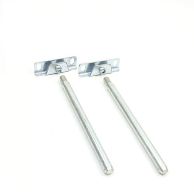 Pair of Concealed Floating Shelf Brackets/Supports - 180mm