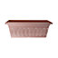 Pair of Durham Cloudy Terracotta Window Boxes Planters For Garden Flowers