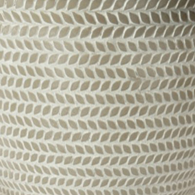 Pair of Parker Planters 30CM Washed Taupe Garden Containers for Plants