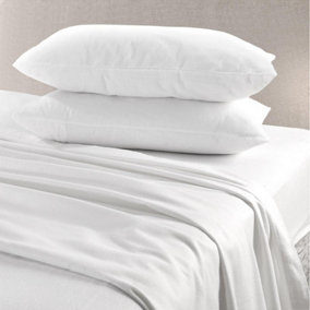 Pair Of Pillow Cases Flannelette 100% Brushed Cotton Pillow Cases