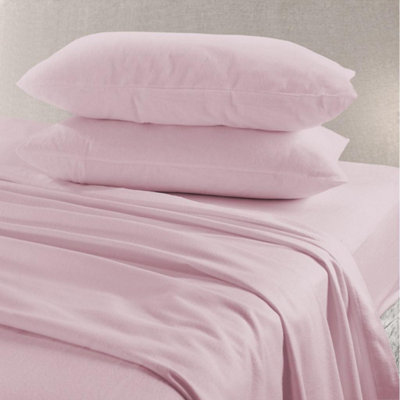Pair Of Pillow Cases Flannelette 100 Brushed Cotton Pillow Cases at B&Q
