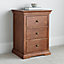 Pair of Toulon Mahogany 3 Drawer Bedside Tables