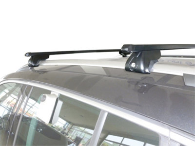 Pair of Universal Roof Rack Rail Cross Bars - for Vehicles with Raised Open Roof Rails 135cm - 4