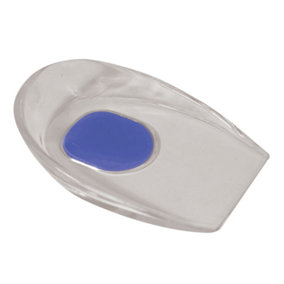 PAIR Small Medical Grade Silicone Heel Cups - UK Size 3-5 - Soft Heel Cushion