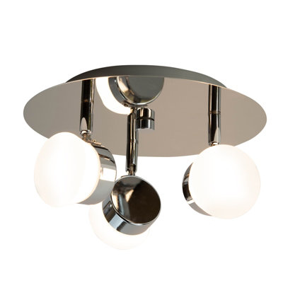 Paisley 3 Plate LED Bathroom Ceiling Light