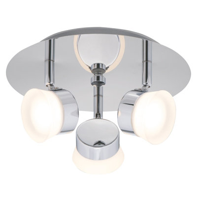 Paisley 3 Plate LED Bathroom Ceiling Light