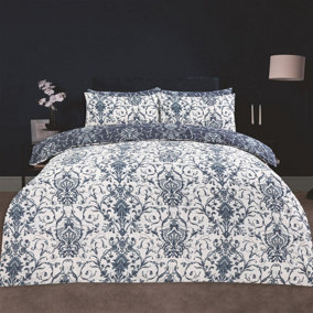 Paisley Floral Duvet Cover Bedding Set Pillowcase Reversible Quilt