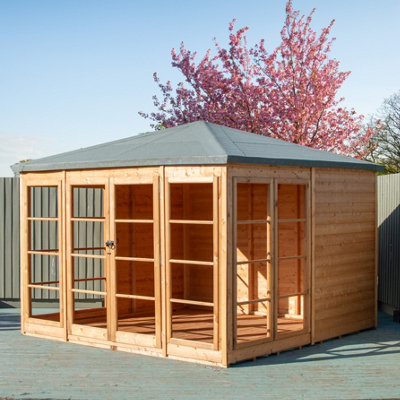 Palatina 10 x 10 Feet Summerhouse - L316.9 x W316.9 x H249.4 cm