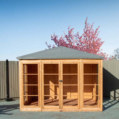 Palatina 10 x 10 Feet Summerhouse - L316.9 x W316.9 x H249.4 cm