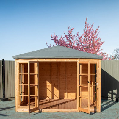 Palatina 10 x 10 Feet Summerhouse - L316.9 x W316.9 x H249.4 cm - 3