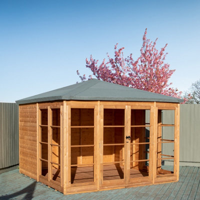 Palatina 10 x 10 Feet Summerhouse - L316.9 x W316.9 x H249.4 cm - 4