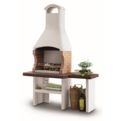 Palazzetti 803005230 Jesolo 2 Masonry BBQ with Side Table