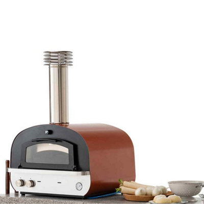 Palazzetti Mario Hybrid Gas & Wood Fired Table Top Pizza Oven DIY at B&Q