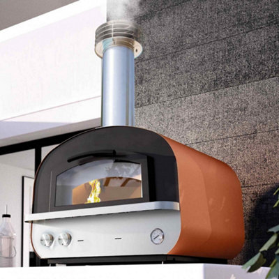 Palazzetti Mario Hybrid Gas & Wood Fired Table Top Pizza Oven