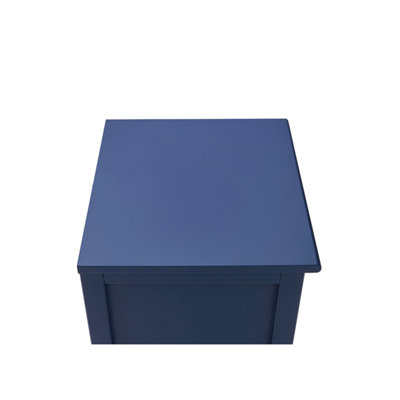 Palazzi 2 Drawer Bedside Blue H61 W45 D40cm