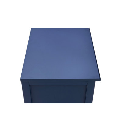 Palazzi 2 Drawer Bedside Blue H61 W50 D40cm