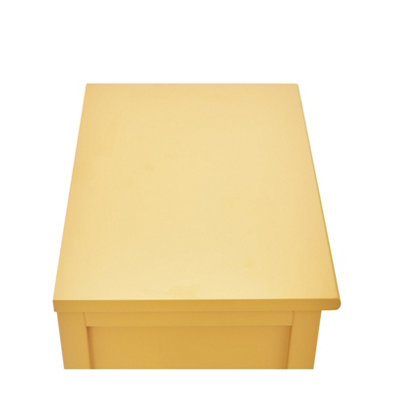Palazzi 2 Drawer Bedside Table Mustard