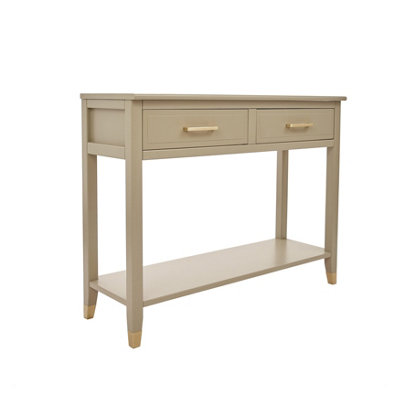 Palazzi 2 Drawer Console Table Clay
