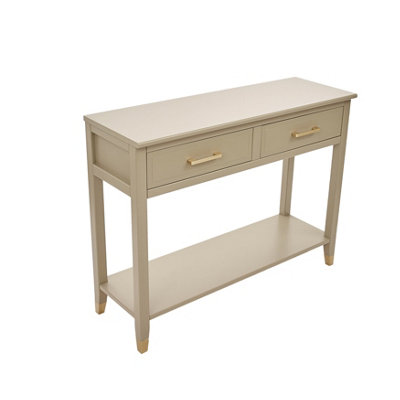 Palazzi 2 Drawer Console Table Clay