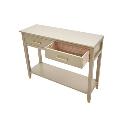 Palazzi 2 Drawer Console Table Clay