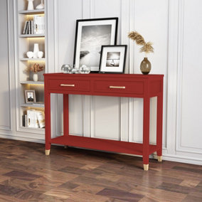 Palazzi 2 Drawer Console Table Red