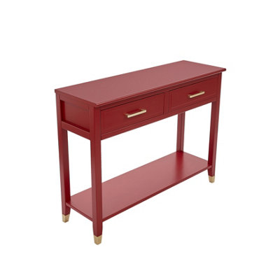 Palazzi 2 Drawer Console Table Red