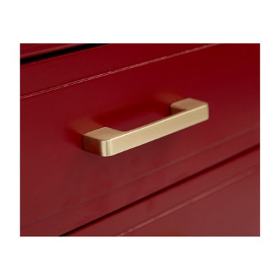 Palazzi 2 Drawer Console Table Red