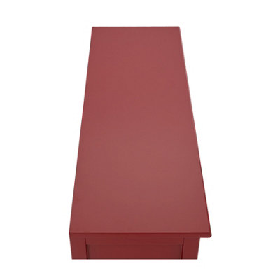 Palazzi 2 Drawer Console Table Red