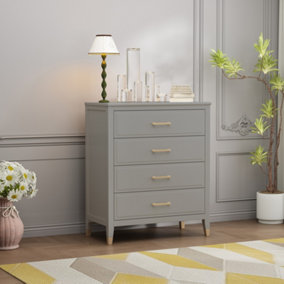 Palazzi 4 Drawer Chest of Drawers Grey