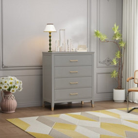 Palazzi 4 Drawer Chest of Drawers Grey