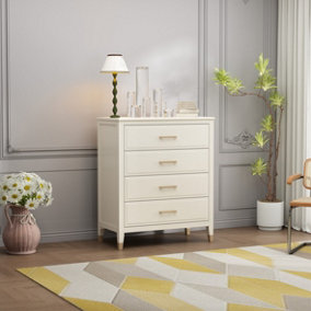 Palazzi 4 Drawer Chest of Drawers White