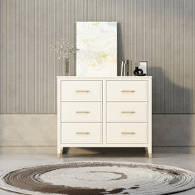 Palazzi 6 Drawer Chest of Drawers White